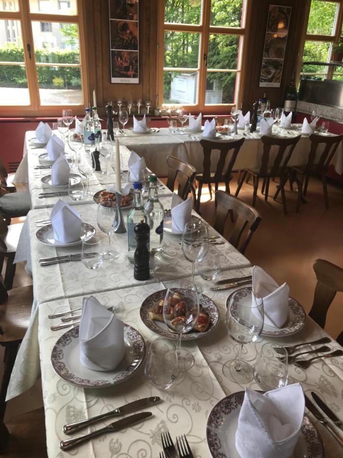 Hotel Restaurant Pizzeria Rotes Haus Münsterlingen エクステリア 写真
